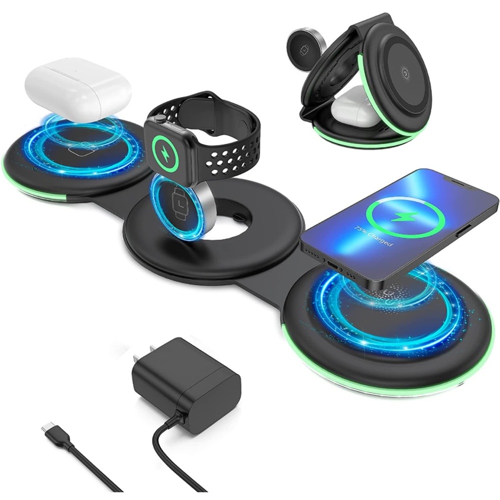 Traveling 3 in 1 charging station